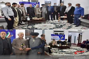تکریم جانباز جهادگر ٧٠ درصدی جنگ تحمیلی سازمان جهاد کشاورزی