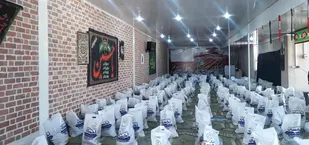 توزیع ۲۵۰ بسته&zwnj;ی معیشتی کمک مومنانه در شهرستان ارزوئیه