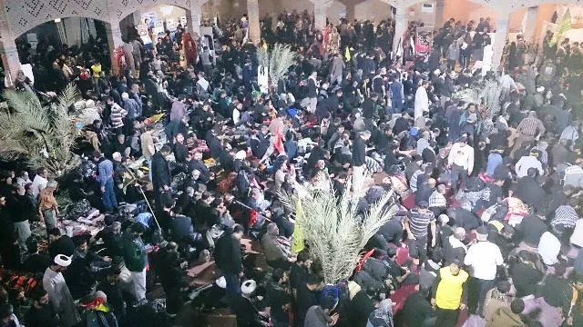 رهسپار با زائران اربعین حسینی از همدان تا کربلا+تصاویر