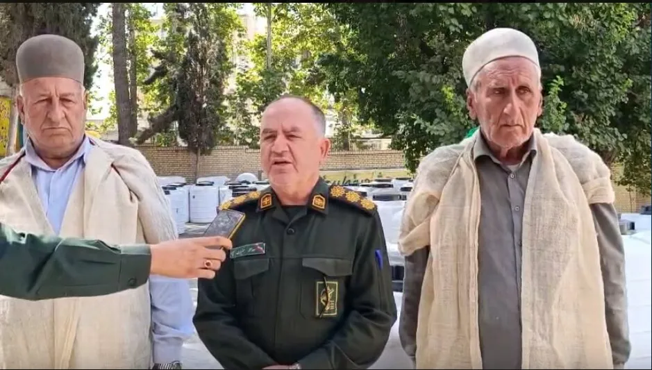 توزیع ۱۲۰ تانکر آب بین عشایر کهگیلویه و بویراحمد + (فیلم)
