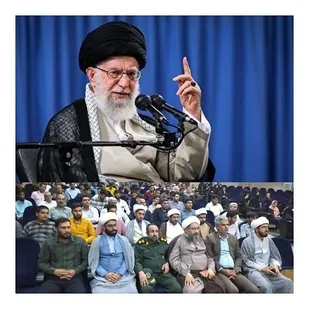 دیدار جمعی از بسیجیان و مسئولین شهرستان حاجی آباد با رهبر معظم انقلاب از طریق ارتباط تصویری