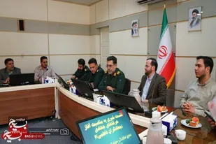 نشست خبری فرمانده سپاه انصارالحسین(هم) با محوریت رزمایش جهادگران فاطمی ۶ در همدان