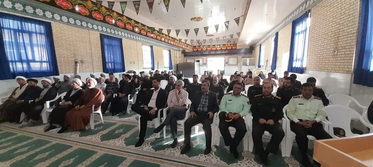 آئین تکریم و معارفه مسئول دفتر نمایندگی ولی فقیه ناحیه مقاومت بسیج فریدن برگزارشد
