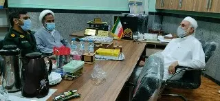 دیدارفرمانده‌‌سپاه‌بندرخمیر‌ومسول‌نمایندگی‌ناحیه‌با‌امام‌جمعه‌موقت‌اهل‌سنت