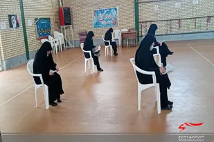 برگزاری آزمون تفسیر قرآن کریم در ناحیه بسیج دامغان