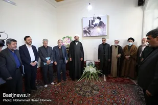 ادای احترام مسئولان استان همدان به مقام شامخ شهید مدنی
