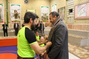 گرامیداشت سالروز میلاد امام علی(ع) با حضور باستانی&zwnj;کاران بسیجی قم