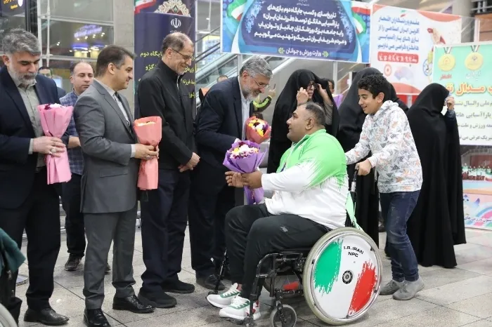 کاروان فرزندان ایران اعزامی به بازی‌های پاراآسیایی هانگژو به کشور بازگشت