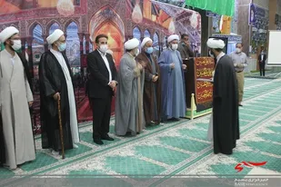 برگزاری آیین تکریم و معارفه امام جمعه شهر اهرم
