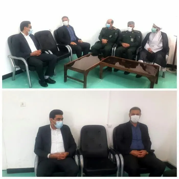 دیدار فرمانده و جمعی از پرسنل سپاه ناحیه دره شهر با دادستان این شهرستان