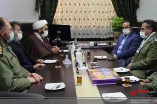 نشست شهردار و رئیس شورای شهر دامغان با فرمانده سپاه ناحیه شهرستان