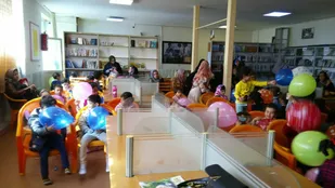 حضور نونهالان در کتابخانه کانون جوانان بسیج شاهرود+ تصاویر