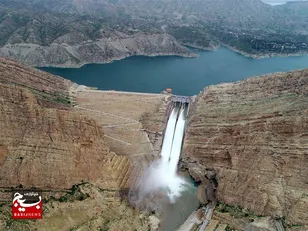 رهاسازی آب از سدمارون در مدت شش روز
