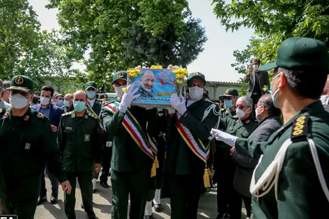 مراسم تشییع پیکر سردار سرلشکر شهید محمد حجازی