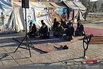 برپایی مراسم دعای ندبه در جوار گلزار شهدای گمنام مهرشهر