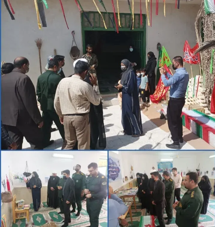 برپایی نمایشگاه یادواره دفاع مقدس در شهرستان بستک
