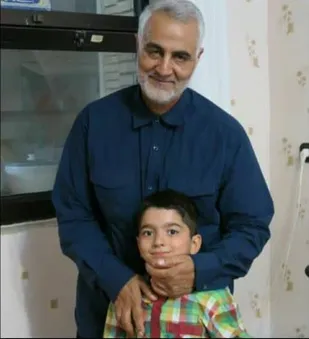 قول شهید حاج قاسم سلیمانی به فرزند شهید مسلم خیزاب