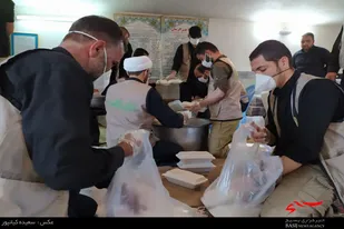 سومین رزمایش خدمت مومنانه هیئت رزمندگان ثاراله همدان در ایلانلو