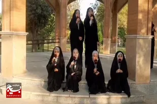 پویش &laquo;ای ایران بخوان&raquo; با اجرای سرود دخترانه&zwnj; فُطرُس در پایگاه نصیبه کبودراهنگ