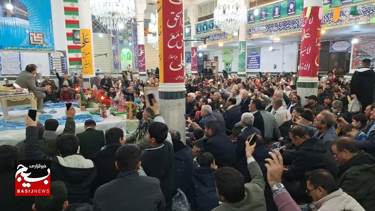 شکوه وحدت در سلسله جشن‌های مولود کعبه در تربت‌جام از قاب دوربین بسیج