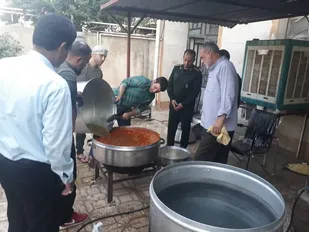 پخت 3 هزار غذای گرم  در شهرستان بدره
