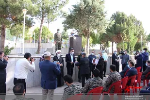 تجلیل از رزمندگان وجانبازان شهرستان سامان