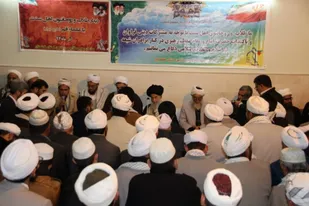 دیدار طلاب اهل سنت با آیت الله علوی گرگانی