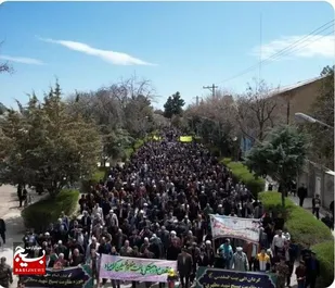حماسه پر شور مردم ولایتمدار شهرستان فریمان در راهپیمایی  روز قدس+تصاویر