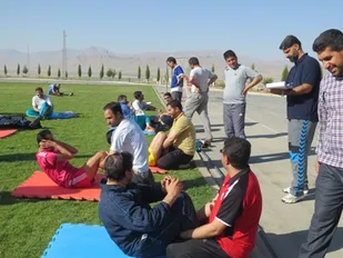 برگزاری تست جسمانی کارکنان بسیج عشایری چهار محال وبختیاری