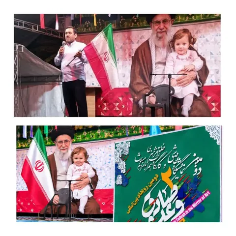 بازدید رئیس سازمان بسیج هنرمندان کشور از دومین نمایشگاه نقاشی و کارگاه خلق اثر هنری «وعده صادق در آینه هنر» در میدان فلسطین