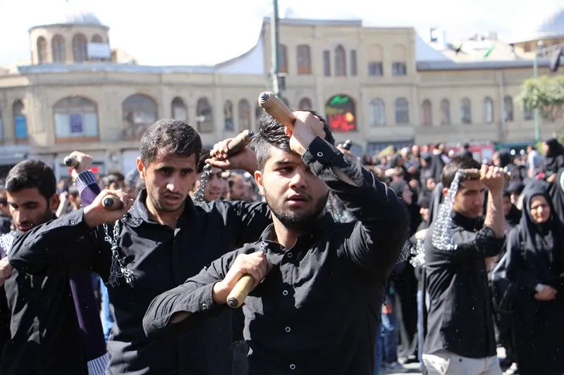 مراسم سومین روز شهادت امام حسین(ع) در همدان