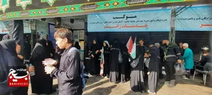 میزبانی ۴ موکب اوقاف طرقبه&zwnj;شاندیز از زائران پیاده امام رضا
