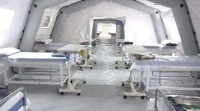 بیمارستان صحرایی سپاه در بندرلنگه برپا می‌شود