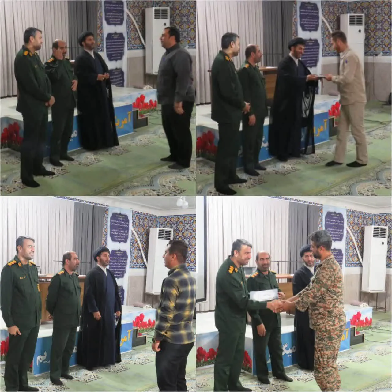 تجلیل از فعالان عرصه روابط عمومی توسط فرمانده ناحیه مقاومت بندر ماهشهر