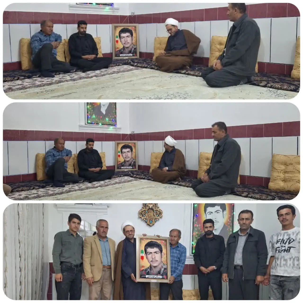 دیدار با خانواده شهید صادق طهماسبی
