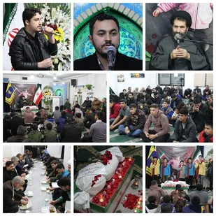 مراسم بزرگداشت شهدای کرمان در فشافویه برگزار شد