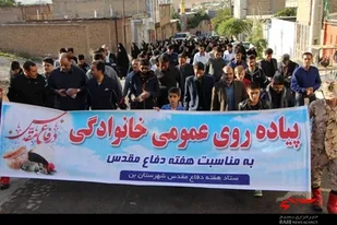 برگزاری پیاده روی عمومی در شهر بن