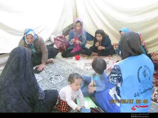 اردوی جهادی حوزه بسیج حضرت زهرا(س)نجف آباد برگزار شد