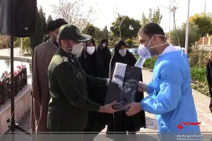 قدردانی سپاه و بسیج دامغان از جمعی از پرسنل و کادر درمانی بیمارستان ولایت