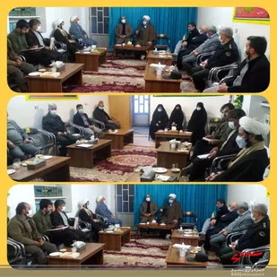 برگزاری جلسه قرارگاه محله مسجد محور شهر مجن با موضوع مبارک فجر