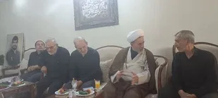 دیدار و سرکشی مسئولین سازمان بسیج پیشکسوتان از خانواده شهید میلاد نماینده + تصاویر