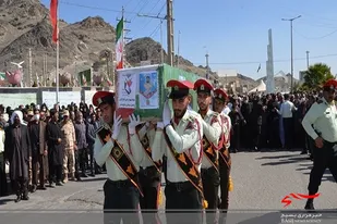 تشییع پیکر مطهر شهید رضایی در زاهدان