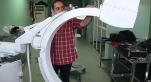 تجهیز بیمارستان خاتم الانبیاء (ص) دانشگاه آزاد اسلامی شاهرود به دستگاه C-ARM+تصاویر
