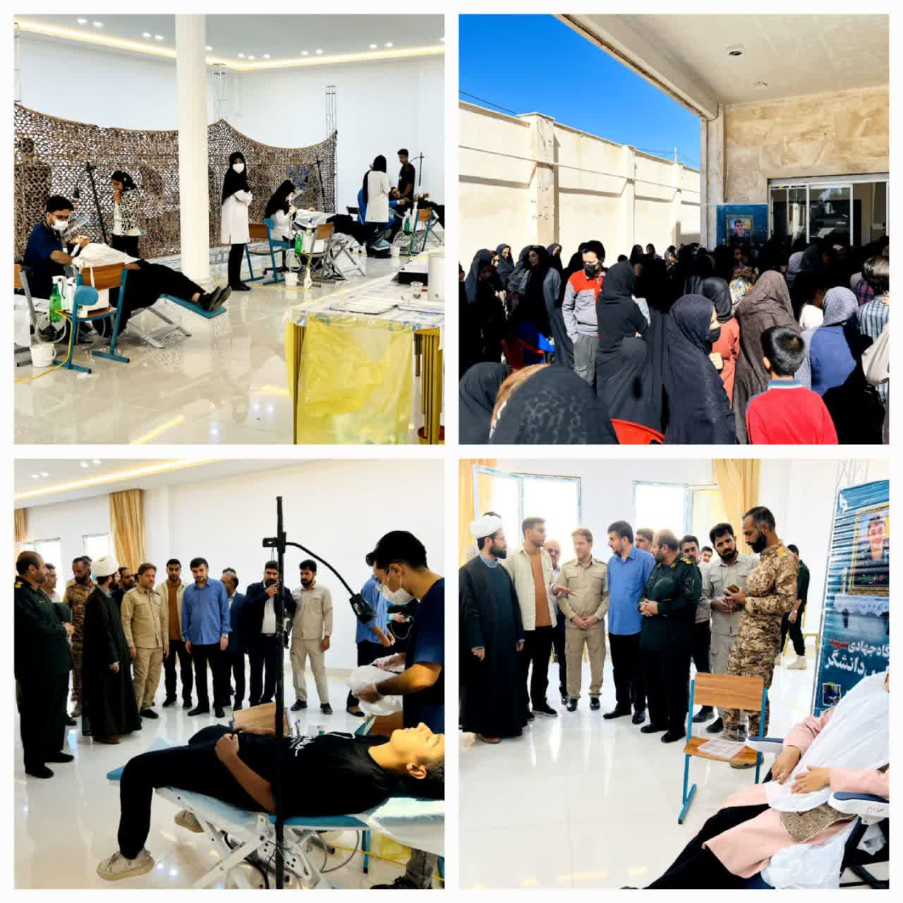 🔹🇮🇷 بازدید مسئولان استانی و شهرستان نهبندان از گروه جهادی شهید عباس دانشگر در شهر نهبندان