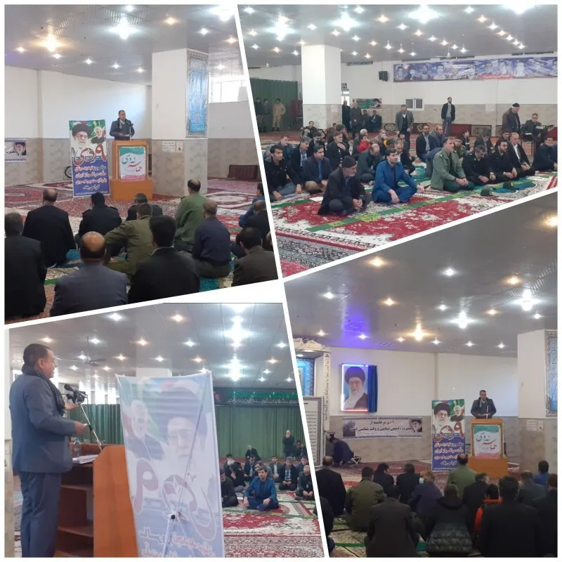 زنجان / مراسم گرامیداشت حماسه ۹ دی