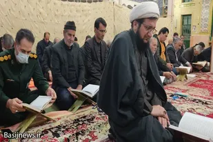 برگزاری محفل انس با قرآن در دهستان شهرک نهاوند