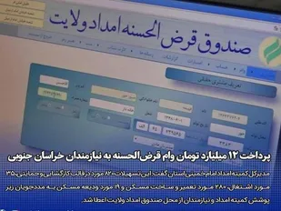 اعطای ۱۲ میلیارد تومان وام قرض&zwnj;الحسنه به نیازمندان خراسان جنوبی