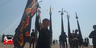 آیین سنتی &laquo;حسن، حسین&raquo; تاسوعا و عاشورا حسینیِ شهر خور شهرستان زبرخان + فیلم و عکس