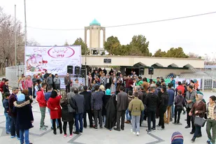 بازدید مسافران نوروزی از اماکن تاریخی و گردشگری همدان
