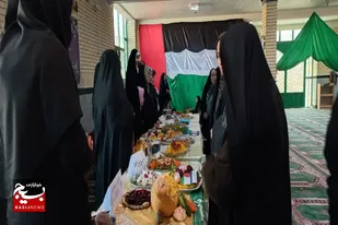 برگزاری پویش مقلوبه توسط بسیجیان حوزه حضرت فاطمه (س) همدان